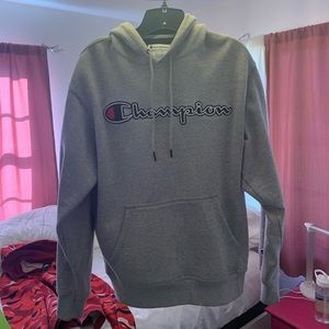 Grey “Champion” Hoodie